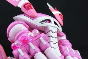 ガンプラHGUCジュアッグをピンクで塗装（その4）