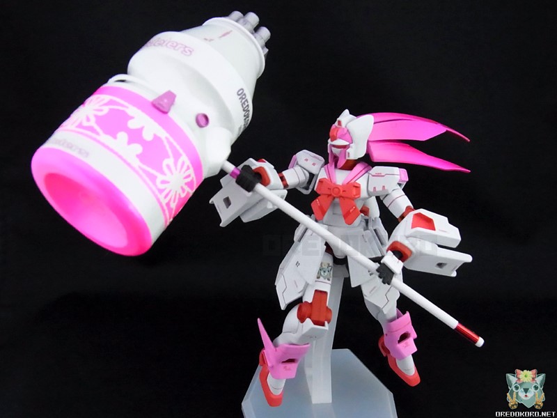 ガンプラHGFCノーベルガンダムをピンクで塗装（その4）