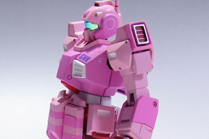 ガンプラHGUCネモをピンクで塗装（その2）