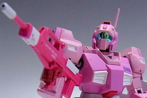 ガンプラHGUCネモをピンクで塗装（その3）