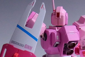 ガンプラHGUCネモをピンクで塗装（その4）