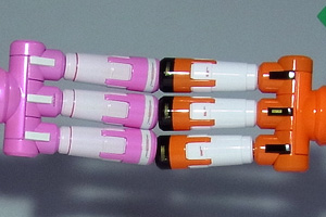 ガンプラHGUCジュアッグをオレンジで塗装（その4）