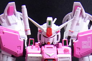 ガンプラRGGP01フルバーニアンをピンクで塗装（その1）
