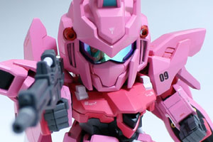 ガンプラBB戦士デルタプラスをピンクで塗装（その3）