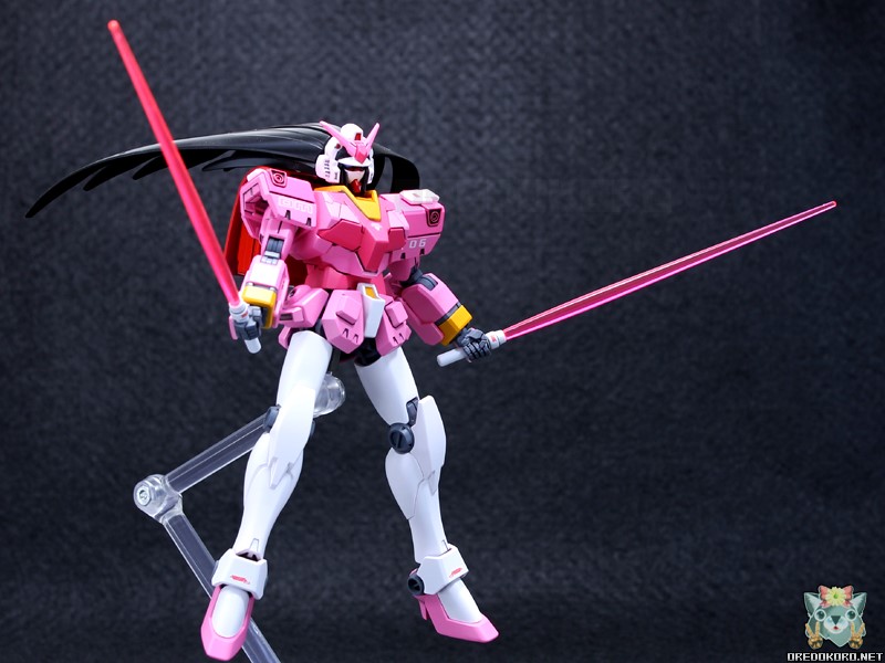 ガンプラHGUCミキシングをピンクで塗装（その4）