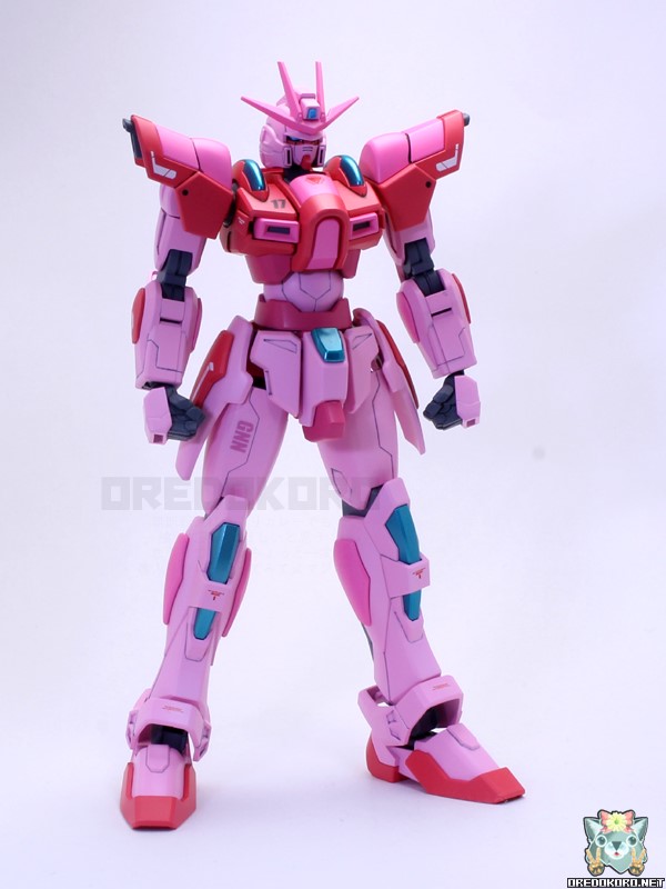 ガンプラHGBFビルドバーニングガンダムをピンクで塗装（その1）