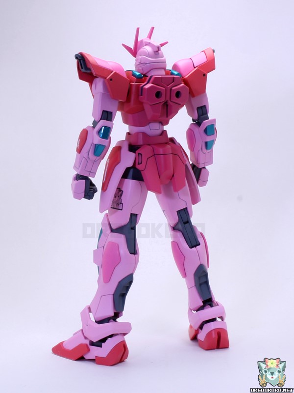ガンプラHGBFビルドバーニングガンダムをピンクで塗装（その3）