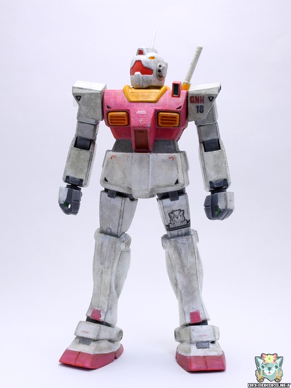 ガンプラ旧キット 1/144ジムⅡをピンクで塗装（その1）