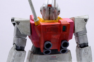 ガンプラ旧キット 1/144ジムⅡをピンクで塗装（その3）