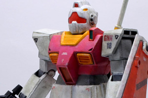 ガンプラ旧キット 1/144ジムⅡをピンクで塗装（その4）