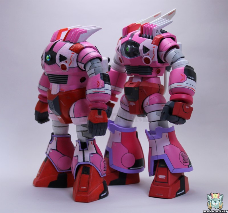 ガンプラ旧キット 1/144ゾゴックをピンクで塗装（その3）